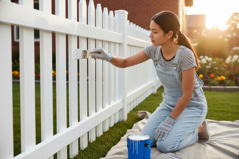 Residential Fence Painting Service