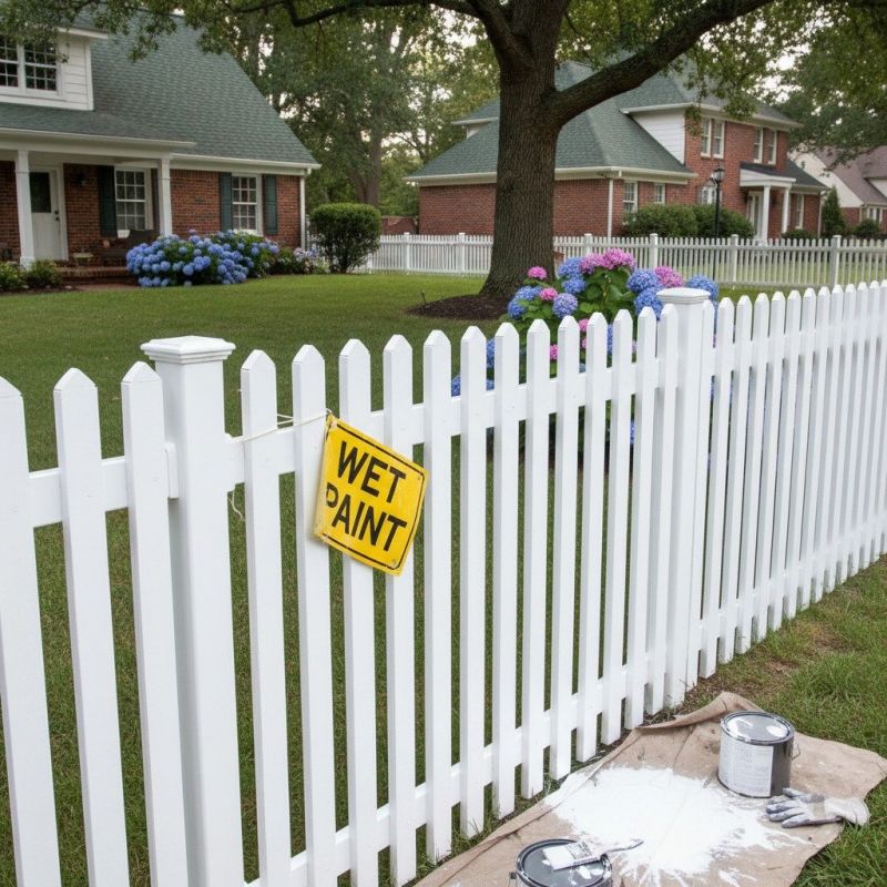 Picket Fence Painting