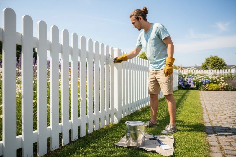 Picket Fence Painting