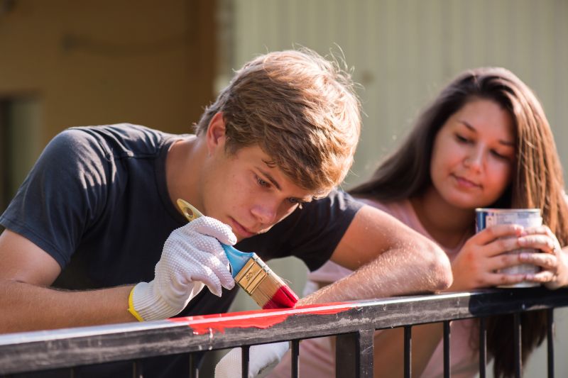 Picket Fence Painting