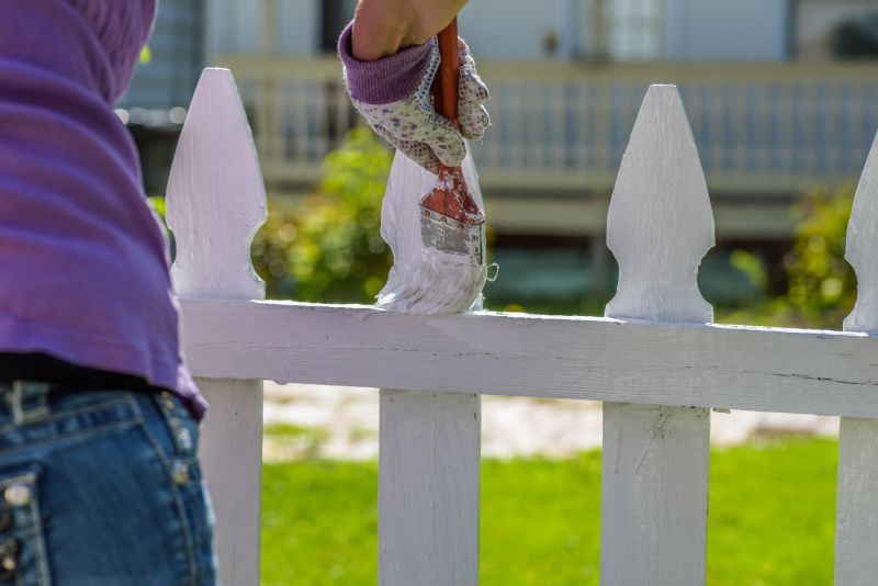 Painted Picket Fence